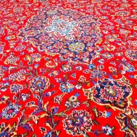 فرش دستباف نیاز مالی تمیز خوب