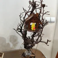 کلبه درختی دکوری مینیاتوری|مجسمه، تندیس، ماکت|تهران, سلسبیل شمالی|دیوار