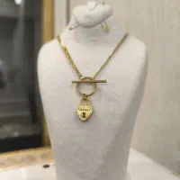 گردنبند و پلاک و زنجیر طلا نو ۵٪