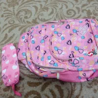 کیف نو مدرسه دخترانه همراه جا مدادی