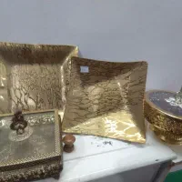 ظروف پذیرایی طلائی درحد نو