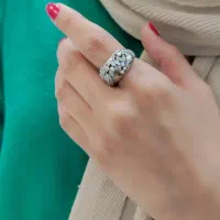انگشتر نمادار زنانه زنانه|جواهرات|اصفهان, شیخ اشراق|دیوار