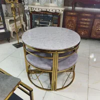 میز غذا خوری کمجا فلزی فورتیک|میز و صندلی غذاخوری|ارومیه, |دیوار