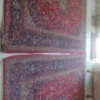 یک جفت فرش دستباف اردکان زمینه لاکی|فرش|اصفهان, خانه اصفهان|دیوار