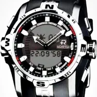 ساعت رومر اورجینال سوئیس دوزمانه قطبنما کرونو...