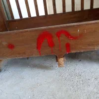 تخت بچه چوبی|تخت و سرویس خواب|کیاکلا, |دیوار