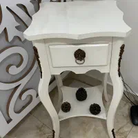 میز تلفن و خاطره چوبی کشو دار زیبا|میز تلفن|شوشتر, |دیوار