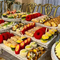 انواع فینگرفود۰دلمه۰ پیراشکی ۰دسر۰حلوا میز ارایی