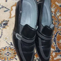 کفش ورنی و کفش جیر قهوه ای خارجی