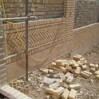 دیوار چینی آجر سنتی میبد و اردکان