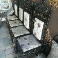 صندلی فرفورژه بدون میز