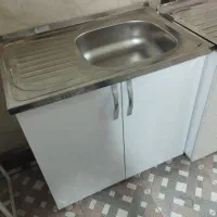 کابینت زیر سینک کابینت ظرفشویی مدل لگن راست فلزی