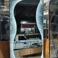 آینه دفرمه بک لایت اقساطی آریا چوب|آینه|کرمانشاه, |دیوار