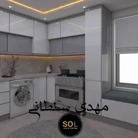 طراحی و اجرای حرفه ای کابینت مهدی سلطانی کد 41563|مصالح و تجهیزات ساختمان|شیراز, محراب|دیوار