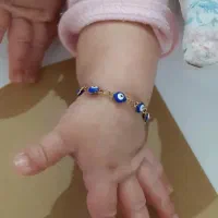 دستبندچشم ونظر نوزادی استیل ورنگ ثابت|بدلیجات|اهواز, کوی باهنر|دیوار