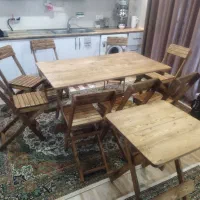 فروش میز صندلی تاشو هشت نفره