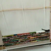 قالیچه نیمه بافته شده