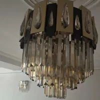 دو عدد لوستر ست همراه با دیوار کوب.