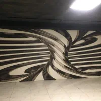 نصاب کاغذ دیواری و پوستر ۳ بعدی|خدمات پیشه و مهارت|پردیس, فاز ۲|دیوار