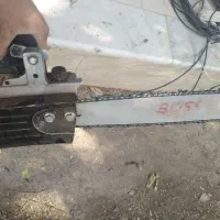 اره زنجیری درخت بر قوی با تیغه هیوندا جنس خوب|ابزارآلات|اصفهان, براآن شمالی|دیوار