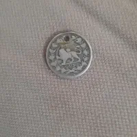 سکه قاجاری نقره|کلکسیون سکه، تمبر، اسکناس|مشهد, رده|دیوار