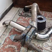 هدرز مکش تمام استیل منبع اگزوز 206 تیپ 2