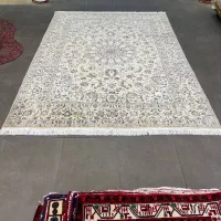 فرش دستباف (بساک) جفت ۹ متری ۹ لا کرک ابریشم|فرش|مشکین‌دشت, |دیوار