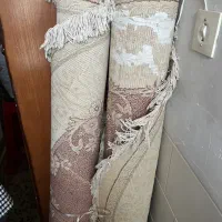 ۲عددگلیم فرش رنگ کرم