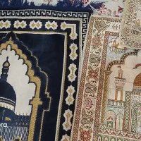 دو عدد سجاده نماز مخمل و نخی نو