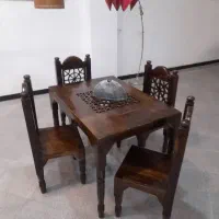 ناهار خوری سنتی گره چینی|میز و صندلی غذاخوری|رشت, حومه رشت|دیوار