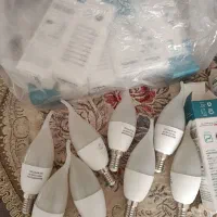 لامپ شمعی لوستر ... نور سفید