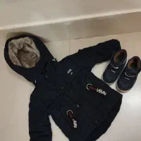 کاپشن و نیم پوت پسرانه خیلی تمیز درحد نو