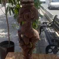 تنه چوب گردو اسب یک متری وقوچ یک متری،|صنایع دستی و سایر لوازم تزئینی|شازند, |دیوار