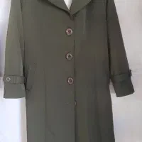 بارانی آستردار سبز