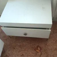 دوعدد پا تختی کشو دار