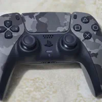 دسته ps5 در حد اکبند سفید مرواریدی+چریکی