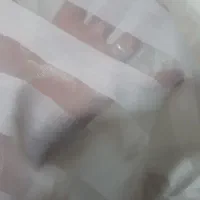 پرده اسلاپ کتان و ابریشم