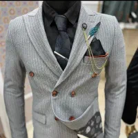 یه استایل خاص با کت شلوار برند