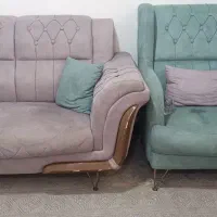 مبل هفت نفره چستر رنگ طوسی فیلی