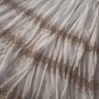 پرده حریر گیپور ترک پنجره دو نیم متری