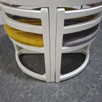 میز ناهار خوری سفید نو