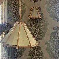 لوستر و بغل کوب اتاق خواب