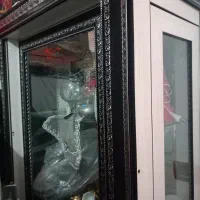 ویترین چوبی|بوفه، ویترین، کنسول|سامان, |دیوار