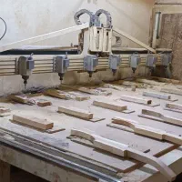 دستگاه سی ان سی چوب 8کله تخت .ساخت سید