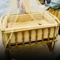 فروش گهوار بدون استفاده همراه با سرویس خواب