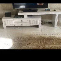 یک دست مبل هفت نفره با گنجه ومیز جلو مبلی|مبلمان خانگی و میز عسلی|شاندیز, |دیوار