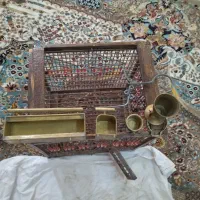 قفس سره چوبی|پرنده|بومهن, |دیوار