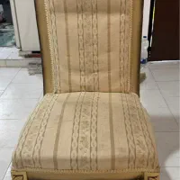 مبلمان میز ناهار خوری استیل ۸ نفر با کاور پارچه ای