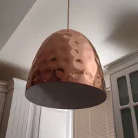 لوستر مسی رنگ وارداتی|لوستر و چراغ آویز|تهران, گلستان (شهرک راه آهن)|دیوار