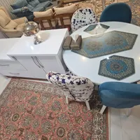 کابینت جزیره + میز ناهارخوری چهار نفره|میز و صندلی غذاخوری|رباط‌کریم, |دیوار
